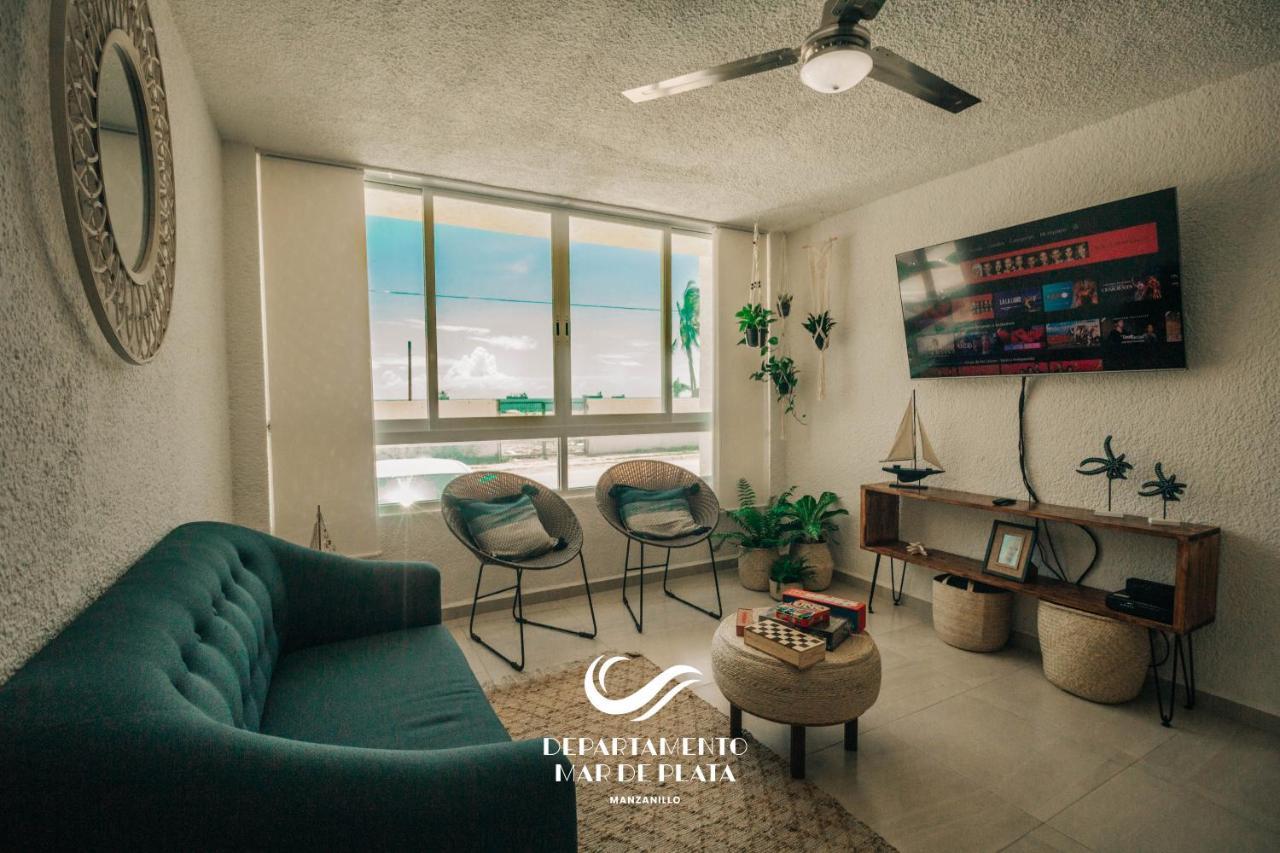 Hermoso Departamento Nuevo A 50 Metros De Playa!! Manzanillo Exterior photo