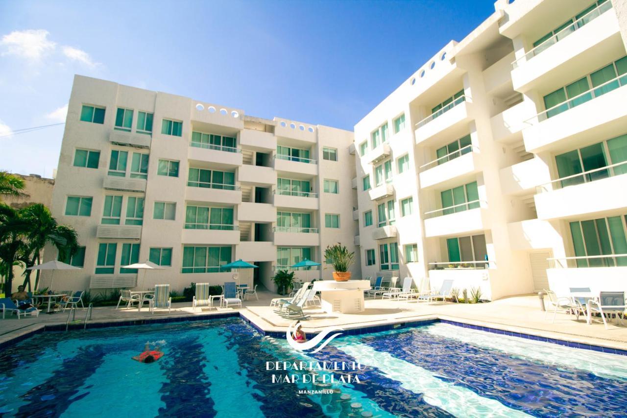 Hermoso Departamento Nuevo A 50 Metros De Playa!! Manzanillo Exterior photo